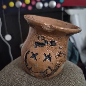 Handceafted Vintage Terracotta Or Redware Pottery Mug By Austin Owens